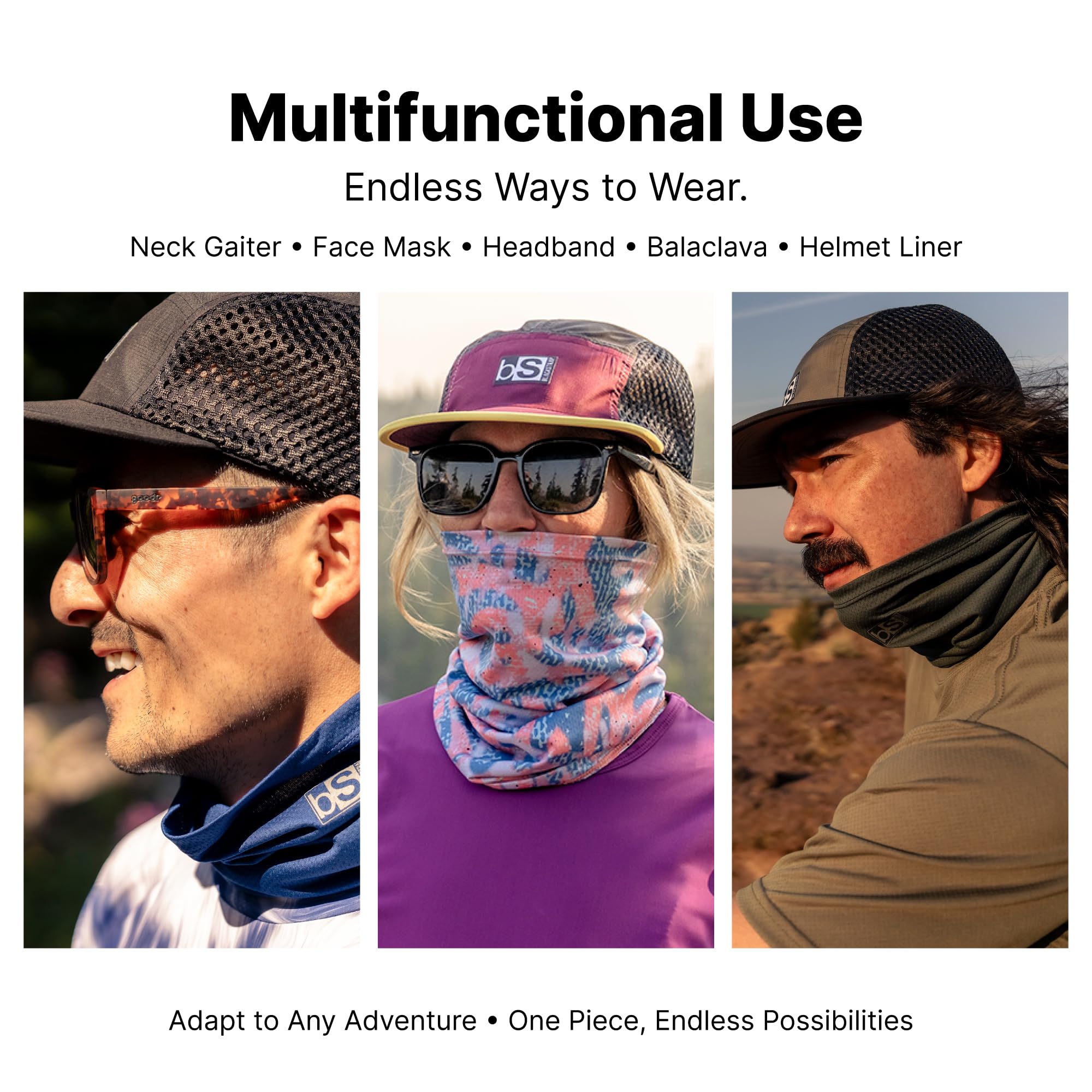 BLACKSTRAP Daily Tube Neck Gaiter – UV Sun Protection Face Mask with UPF 50+, Breathable, Cooling, Moisture-Wicking Gear - Image 6