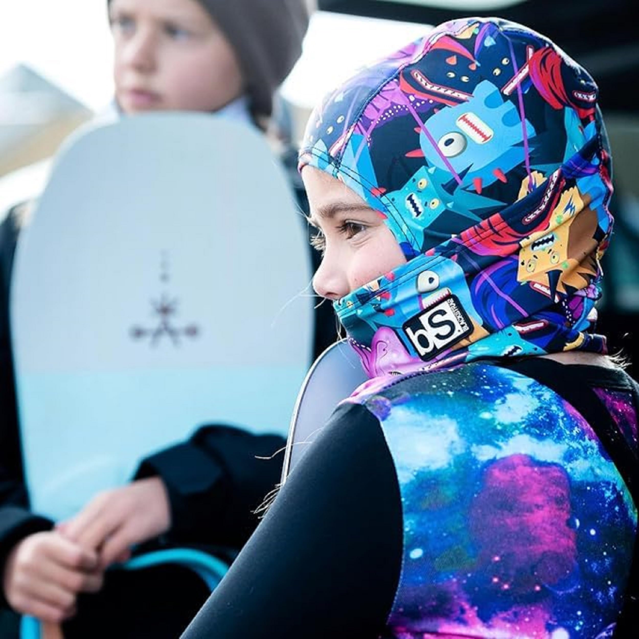 BLACKSTRAP Kids' Hood ExoHinge Balaclava Ski Mask, Helmet Compatible, Keeps Kids Comfortable and Warm - Image 4