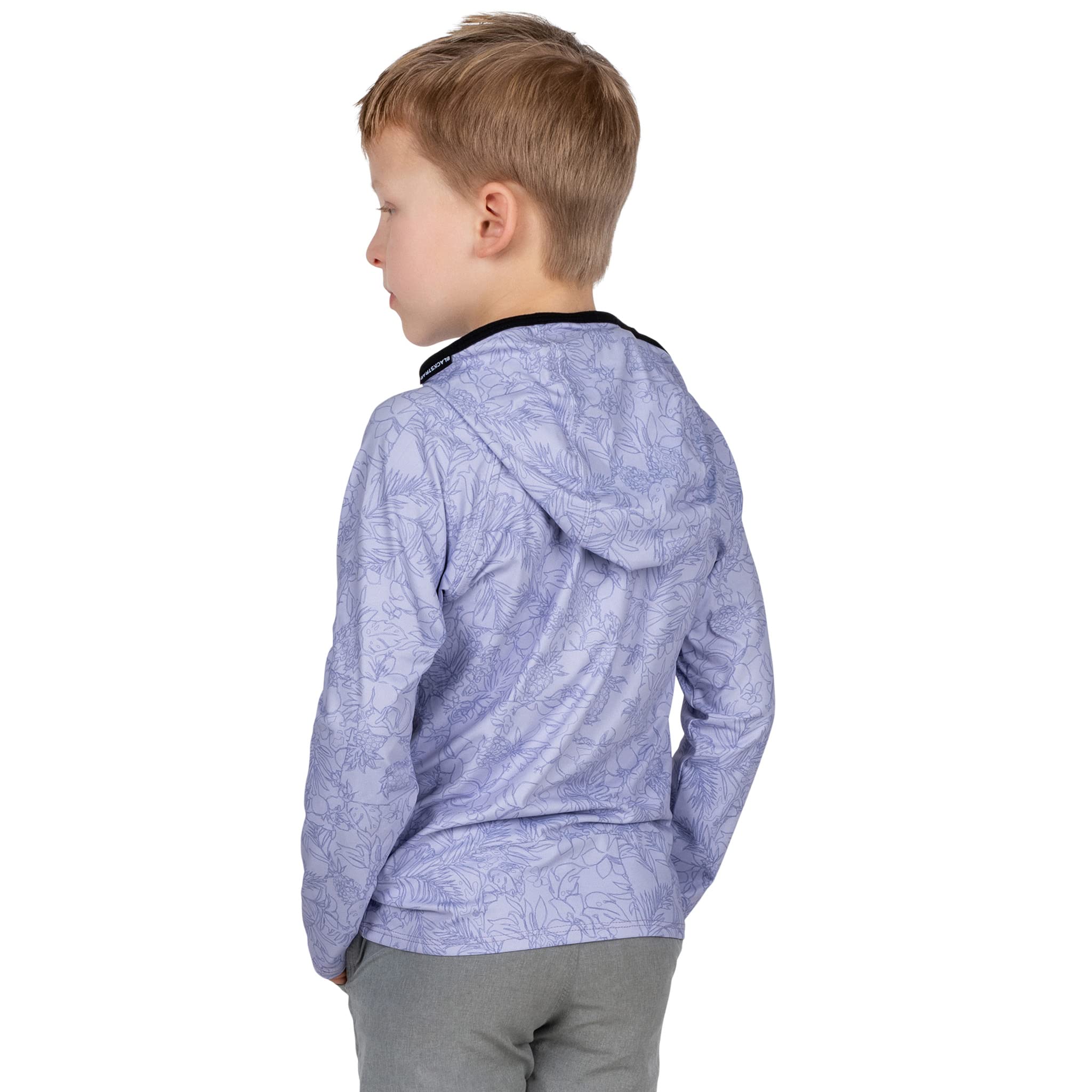 BLACKSTRAP Kids Hooded Brackish Crew UV Sun Shirt - Image 3