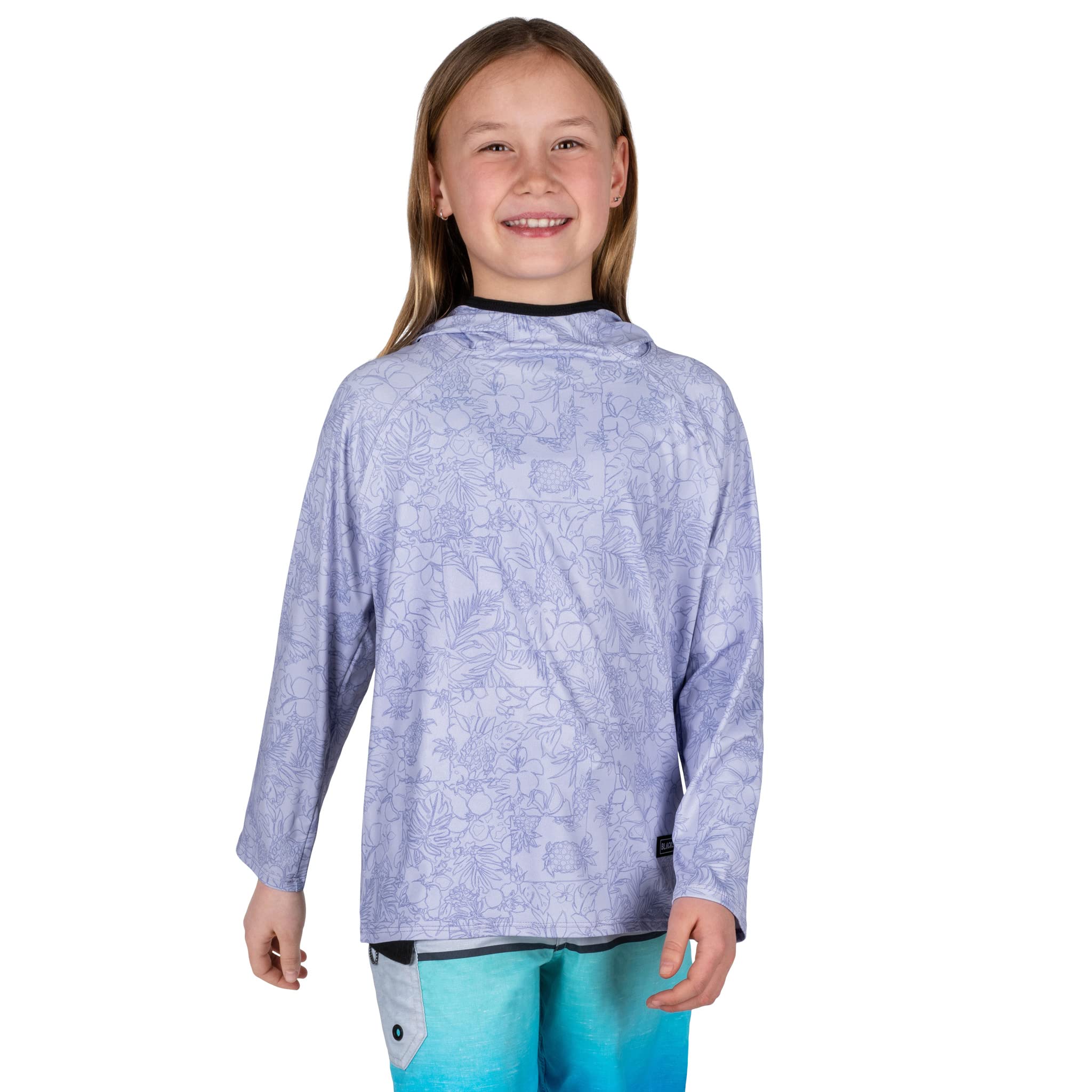 BLACKSTRAP Kids Hooded Brackish Crew UV Sun Shirt - Image 5