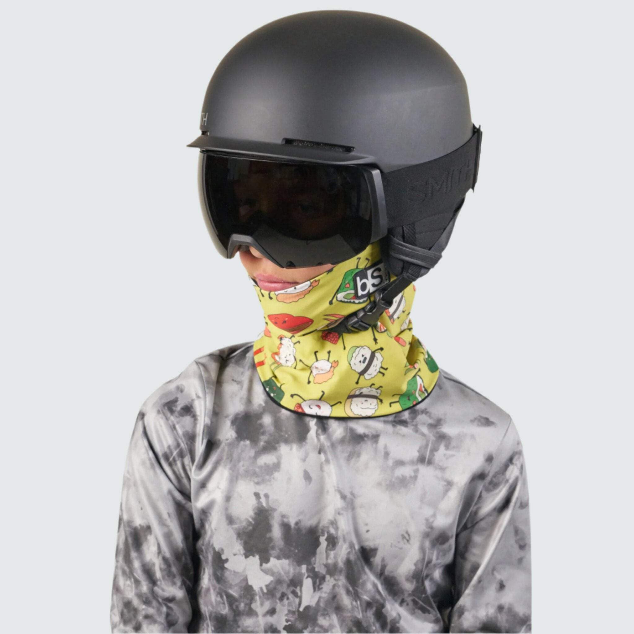 BLACKSTRAP Kids' Treble Hood Balaclava Ski Mask, Helmet Compatible, Keeps Kids Comfortable and Warm, [Kaaapow] - Image 4