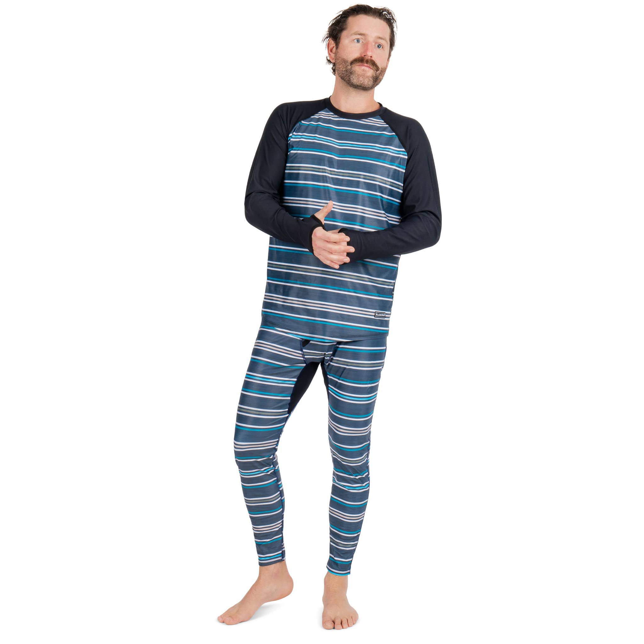 BLACKSTRAP Men's Skyliner All-Season Base Layer Crewneck Long Sleeve Top, All Day Comfort and Warmth, [insert color] - Image 4