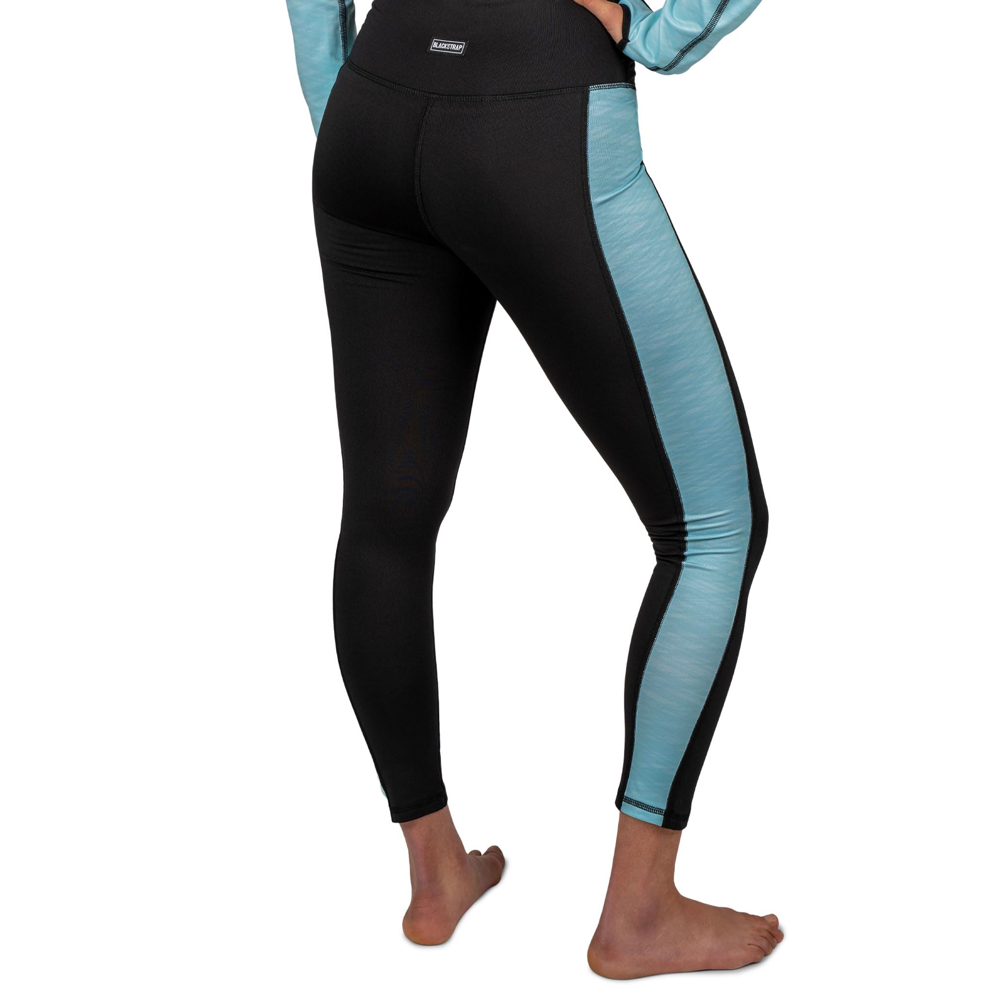 BlackStrap S-BL-A-W-P-THR-HATTEA-1-XS Women's Therma Pant Hatched Teal XS - Image 3