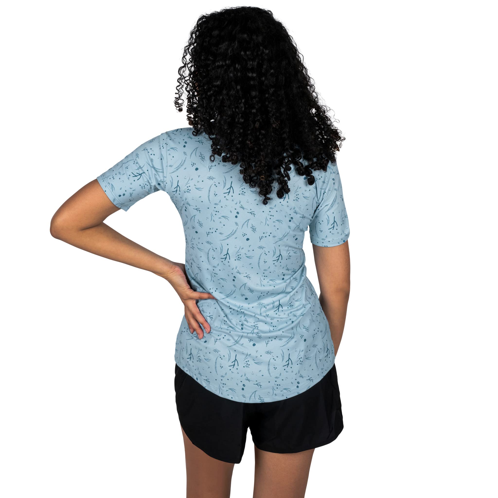 BLACKSTRAP Womens Brackish Tee Shirt UV Sun Shirt - Image 3