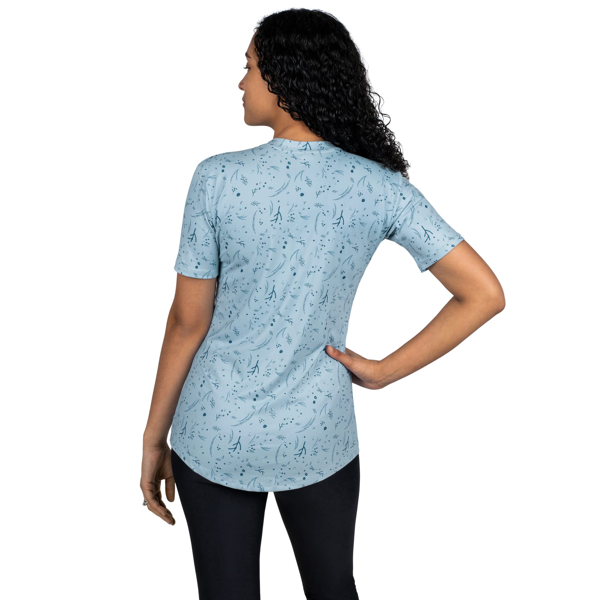 BLACKSTRAP Womens Brackish Tee Shirt UV Sun Shirt - Image 5